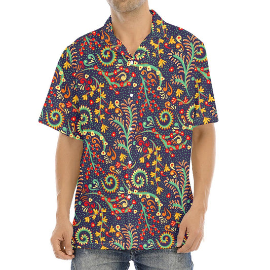 Mandala Floral Bohemian Pattern Print Aloha Shirt
