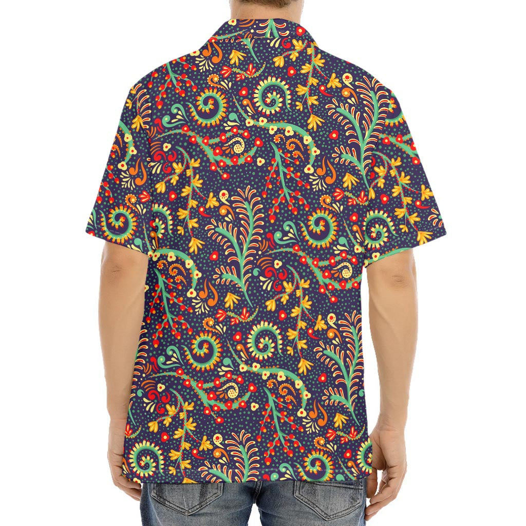 Mandala Floral Bohemian Pattern Print Aloha Shirt