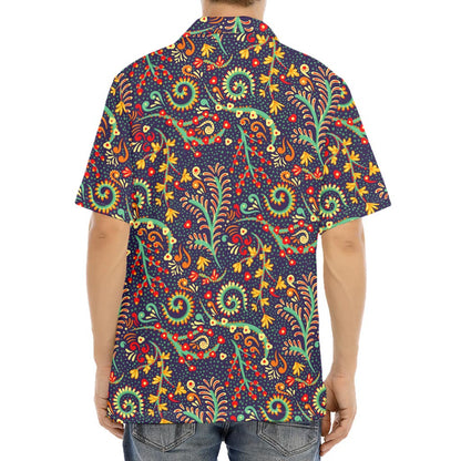 Mandala Floral Bohemian Pattern Print Aloha Shirt
