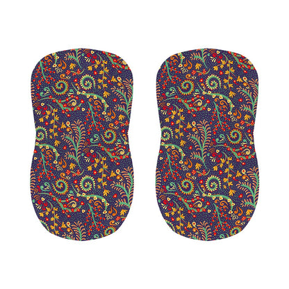 Mandala Floral Bohemian Pattern Print Bar Stool Covers