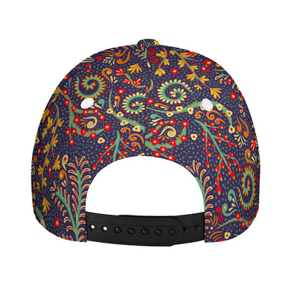 Mandala Floral Bohemian Pattern Print Baseball Cap