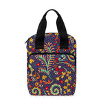 Mandala Floral Bohemian Pattern Print Bible Tote Bag