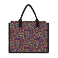 Mandala Floral Bohemian Pattern Print Canvas Tote Bag