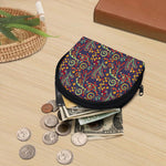 Mandala Floral Bohemian Pattern Print Coin Purse