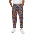 Mandala Floral Bohemian Pattern Print Cotton Sweatpants