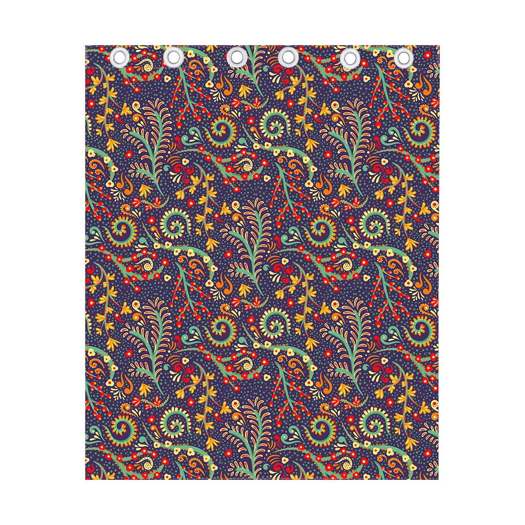Mandala Floral Bohemian Pattern Print Curtain