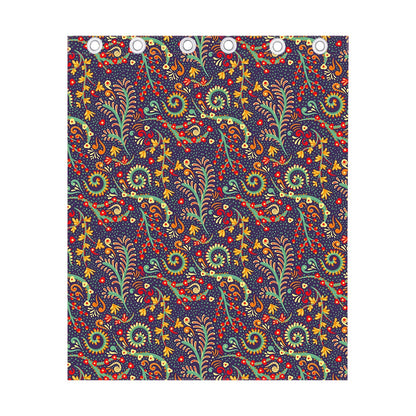 Mandala Floral Bohemian Pattern Print Curtain