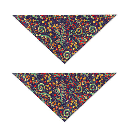 Mandala Floral Bohemian Pattern Print Dog Bandana
