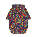 Mandala Floral Bohemian Pattern Print Dog Zip Up Hoodie