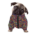 Mandala Floral Bohemian Pattern Print Dog Zip Up Jacket