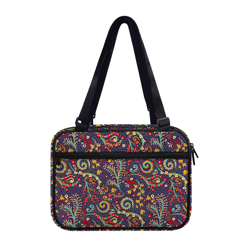 Mandala Floral Bohemian Pattern Print Double Strap Bible Bag