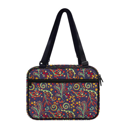 Mandala Floral Bohemian Pattern Print Double Strap Bible Bag