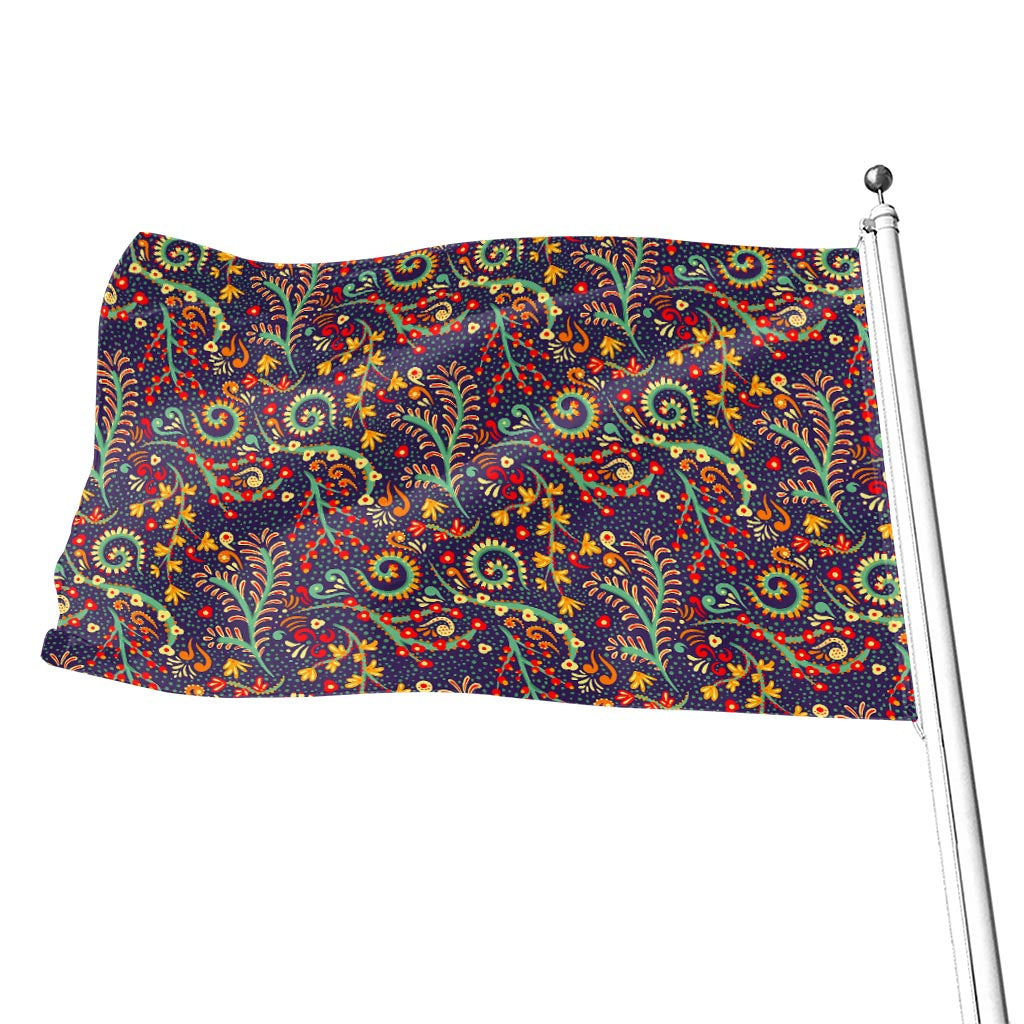 Mandala Floral Bohemian Pattern Print Flag