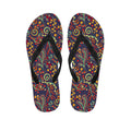 Mandala Floral Bohemian Pattern Print Flip Flops