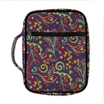 Mandala Floral Bohemian Pattern Print Front Pocket Bible Bag