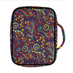 Mandala Floral Bohemian Pattern Print Front Pocket Bible Bag