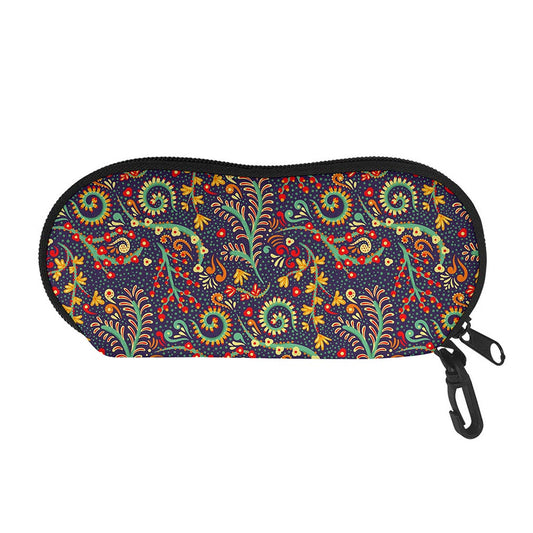 Mandala Floral Bohemian Pattern Print Glasses Case