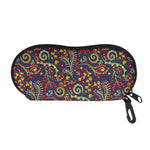 Mandala Floral Bohemian Pattern Print Glasses Case