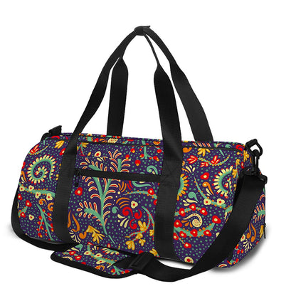 Mandala Floral Bohemian Pattern Print Gym Bag
