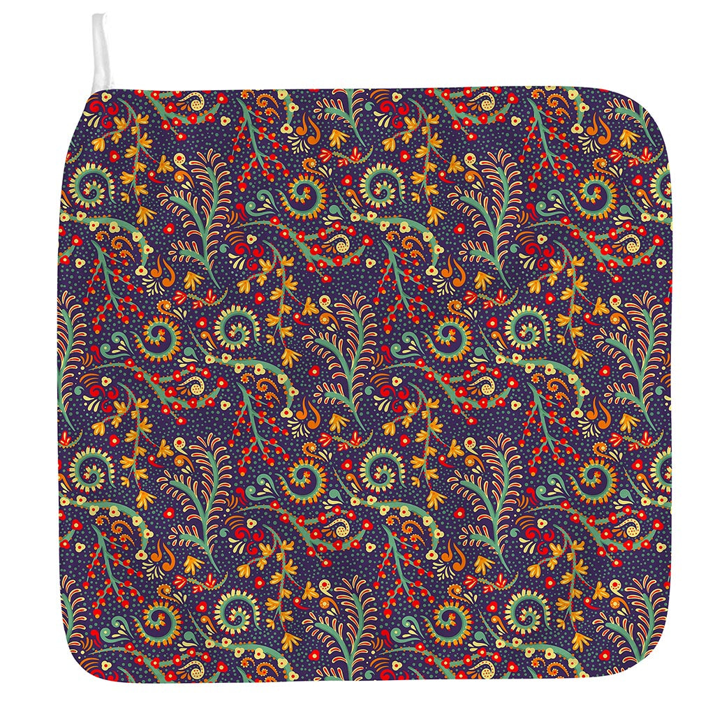 Mandala Floral Bohemian Pattern Print Hand Towel