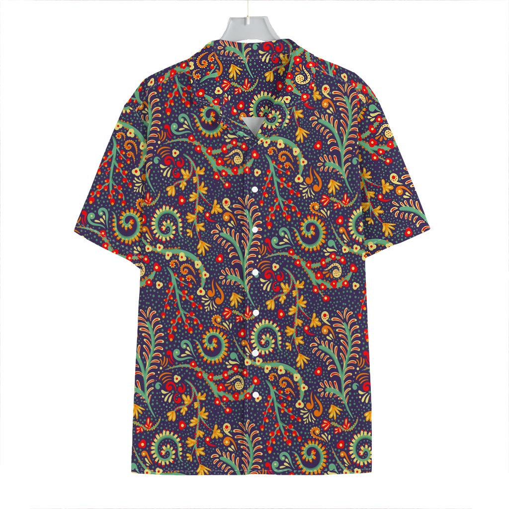Mandala Floral Bohemian Pattern Print Hawaiian Shirt