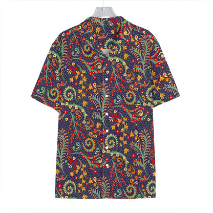 Mandala Floral Bohemian Pattern Print Hawaiian Shirt