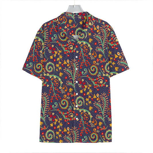 Mandala Floral Bohemian Pattern Print Hawaiian Shirt
