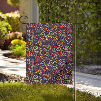 Mandala Floral Bohemian Pattern Print House Flag