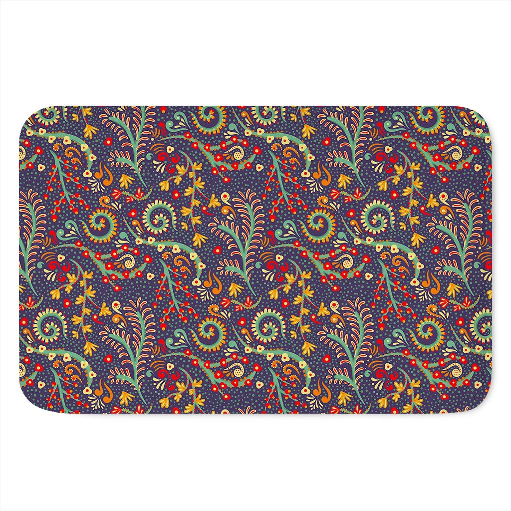 Mandala Floral Bohemian Pattern Print Indoor Door Mat