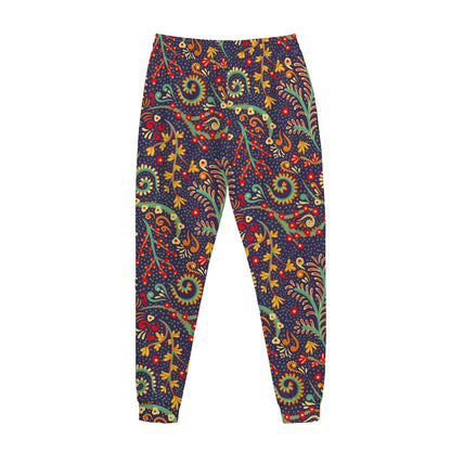Mandala Floral Bohemian Pattern Print Jogger Pants