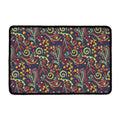 Mandala Floral Bohemian Pattern Print Kitchen Mat
