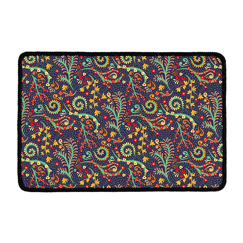 Mandala Floral Bohemian Pattern Print Kitchen Mat