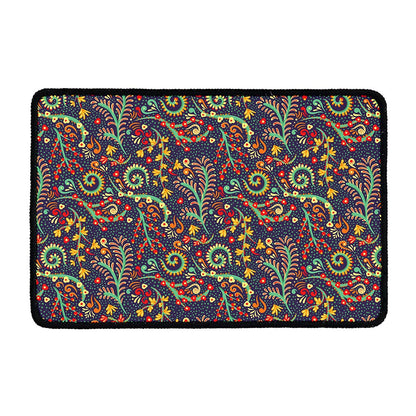 Mandala Floral Bohemian Pattern Print Kitchen Mat