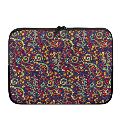 Mandala Floral Bohemian Pattern Print Laptop Sleeve