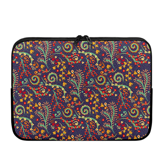 Mandala Floral Bohemian Pattern Print Laptop Sleeve