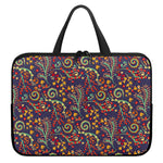 Mandala Floral Bohemian Pattern Print Laptop Sleeve With Handle