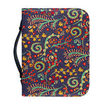 Mandala Floral Bohemian Pattern Print Leather Bible Cover