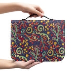 Mandala Floral Bohemian Pattern Print Leather Bible Cover