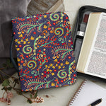 Mandala Floral Bohemian Pattern Print Leather Bible Cover