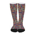 Mandala Floral Bohemian Pattern Print Long Socks