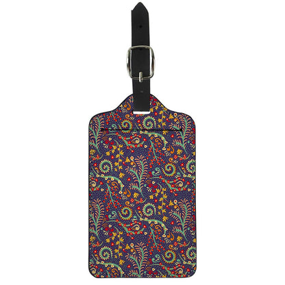 Mandala Floral Bohemian Pattern Print Luggage Tag
