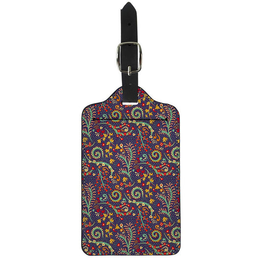 Mandala Floral Bohemian Pattern Print Luggage Tag
