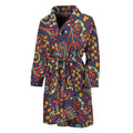 Mandala Floral Bohemian Pattern Print Men's Bathrobe