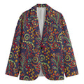 Mandala Floral Bohemian Pattern Print Men's Blazer