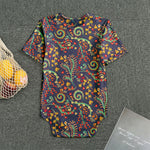 Mandala Floral Bohemian Pattern Print Men's Bodysuit