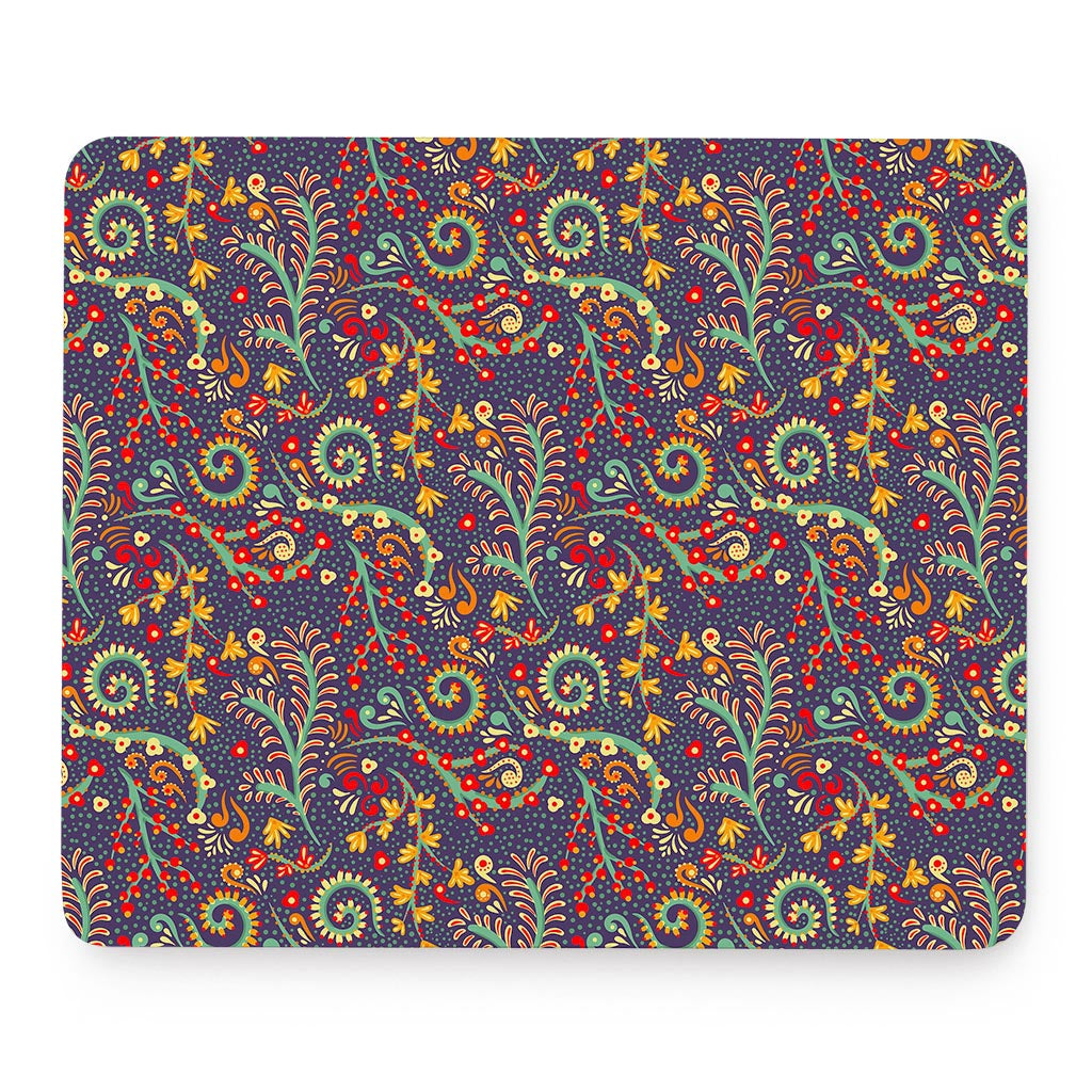 Mandala Floral Bohemian Pattern Print Mouse Pad