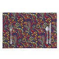 Mandala Floral Bohemian Pattern Print Placemat