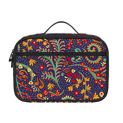 Mandala Floral Bohemian Pattern Print Portable Lunch Bag