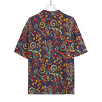Mandala Floral Bohemian Pattern Print Rayon Hawaiian Shirt