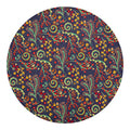 Mandala Floral Bohemian Pattern Print Round Blanket